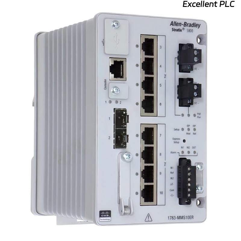 Allen Bradley 1783-MMS10ER Stratix 5800 Ethernet Managed Switch