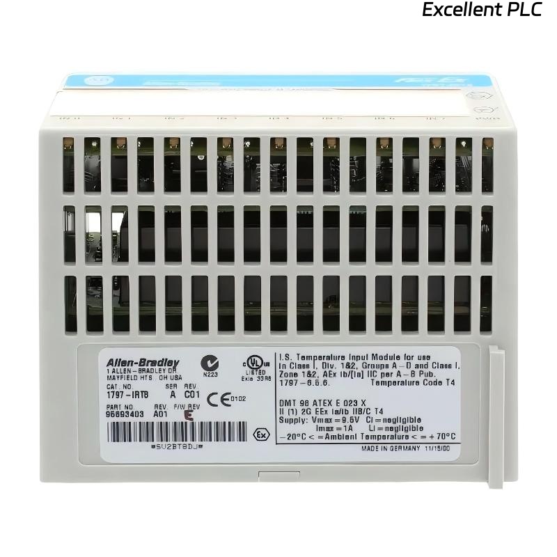 Allen Bradley 1797-IRT8 Flex Ex I/O RTD/Thermocouple/Mv Input Module