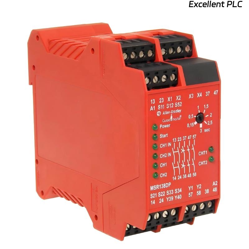 Allen Bradley 440R-M23143 GuardMaster Monitoring Safety Relay