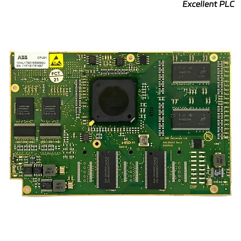 ABB CPU01 1KHL178015R0099U Control Board