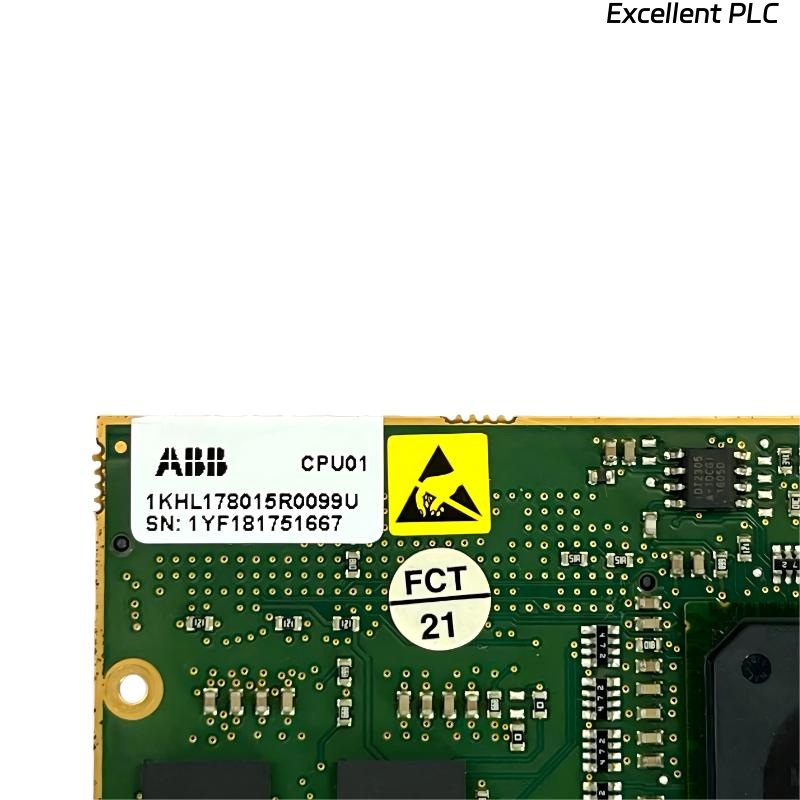 ABB CPU01 1KHL178015R0099U Control Board