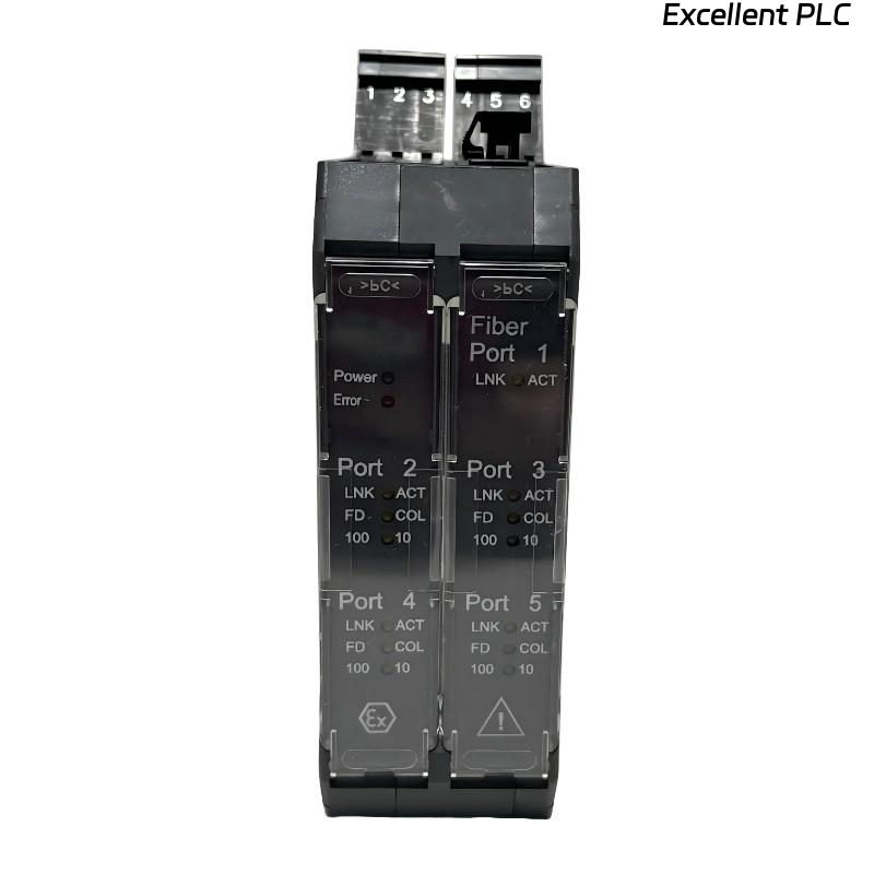 Emerson KJ1740X1-BA1 Four Port Fiber Switch
