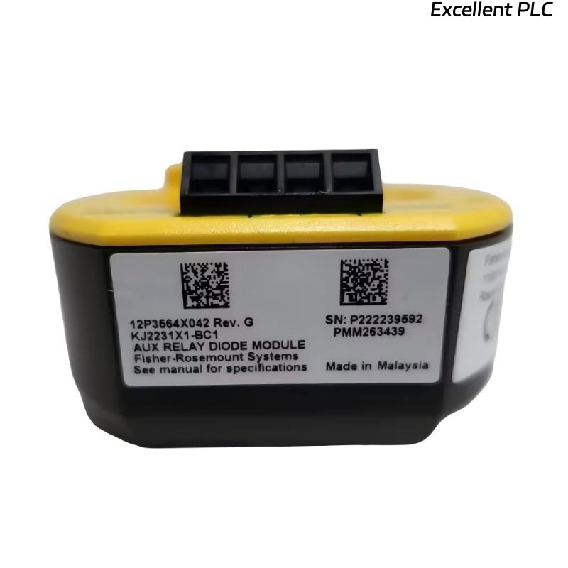 Emerson KJ2231X1-BC1 Auxiliary Relay Diode Module