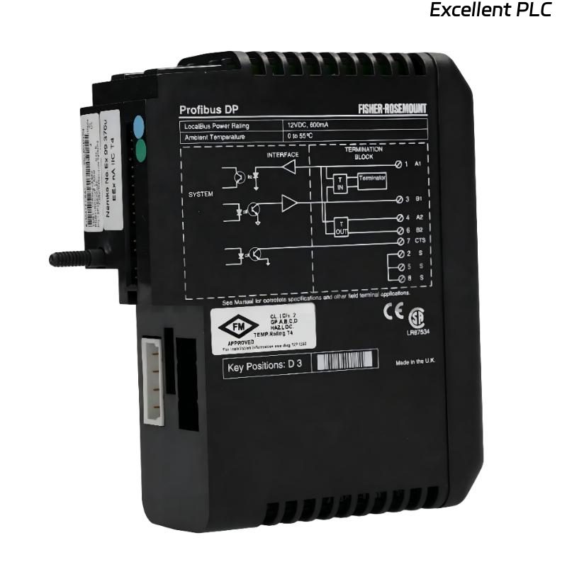 Emerson KJ3007X1-BA1 Profibus DP Interface Card