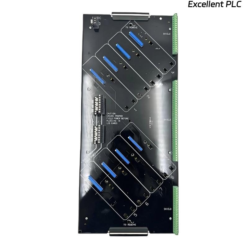 Emerson KJ4003X1-BA1 8 Wide VerticalPLUS I/O Carrier Left