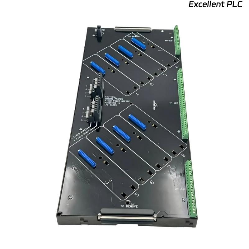 Emerson KJ4003X1-BA1 8 Wide VerticalPLUS I/O Carrier Left