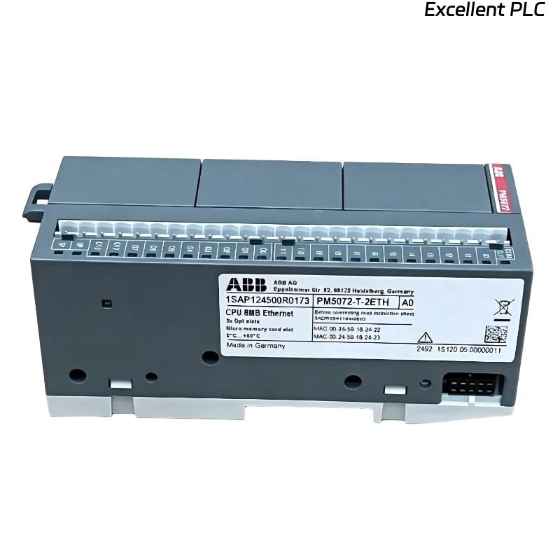 ABB PM5072‑T‑2ETH 1SAP124500R0073 Processor Module
