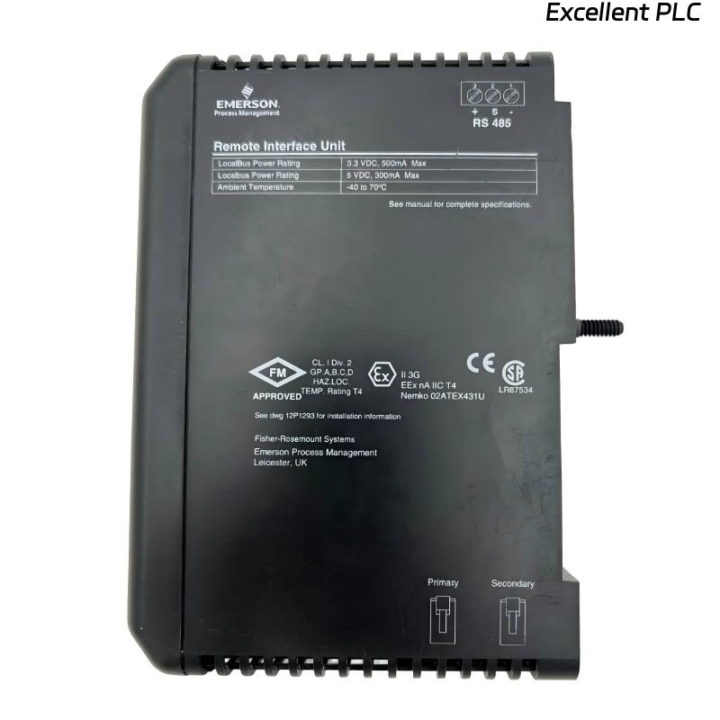 Emerson VE4202 Remote Interface Unit