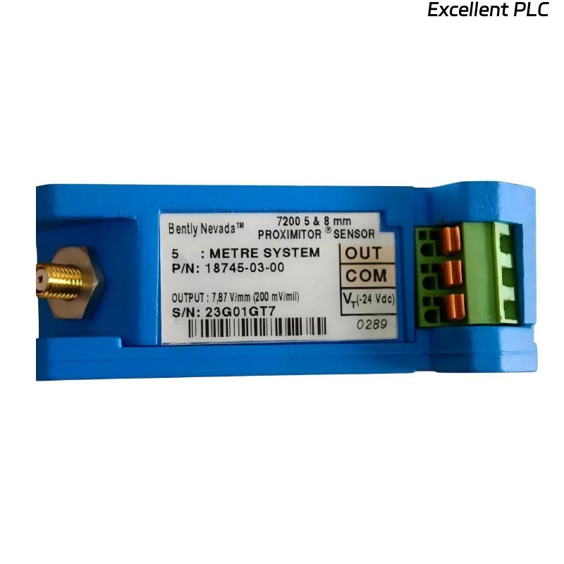 Bently Nevada 18745-03-00 7200 XL 5 & 8 mm Proximity Sensor