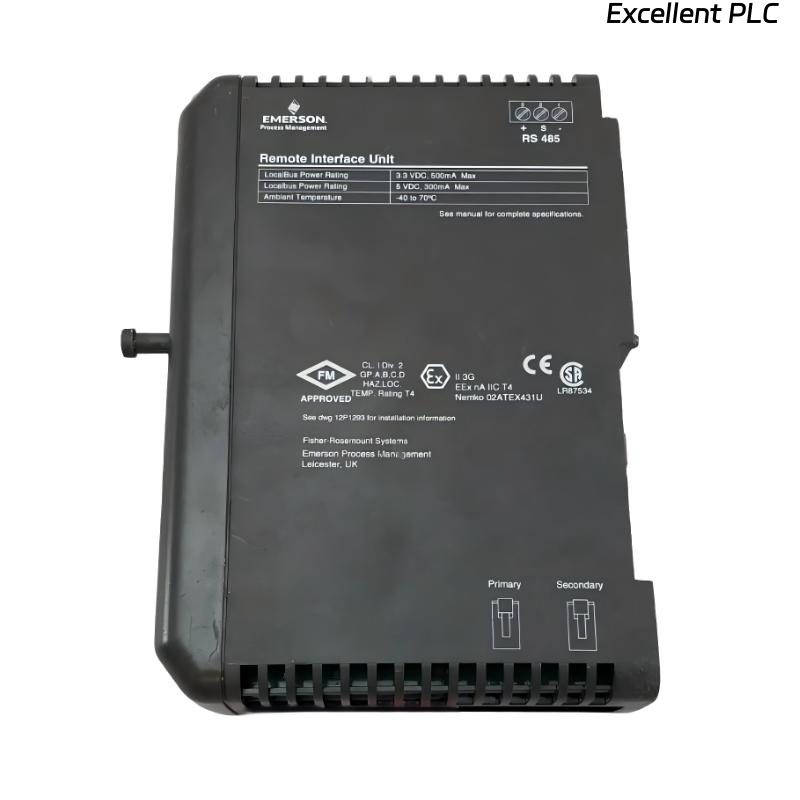 Emerson VE4201 Remote Interface Unit