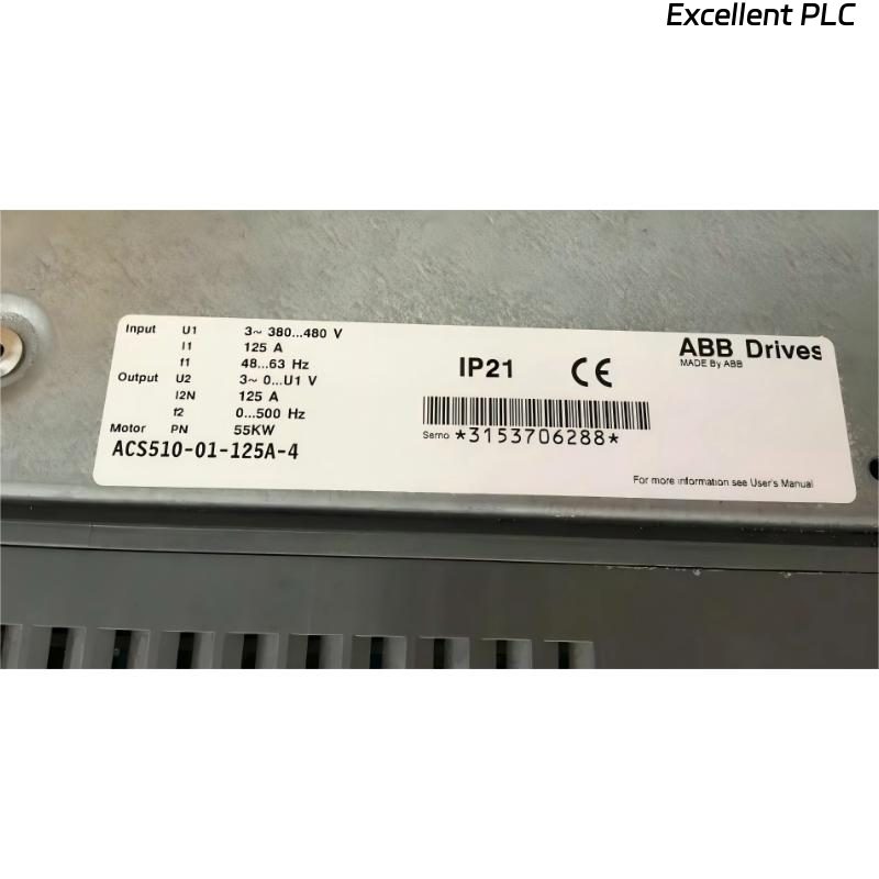 ABB ACS510-01-125A-4 3ABD00019055-D Frequency Converter