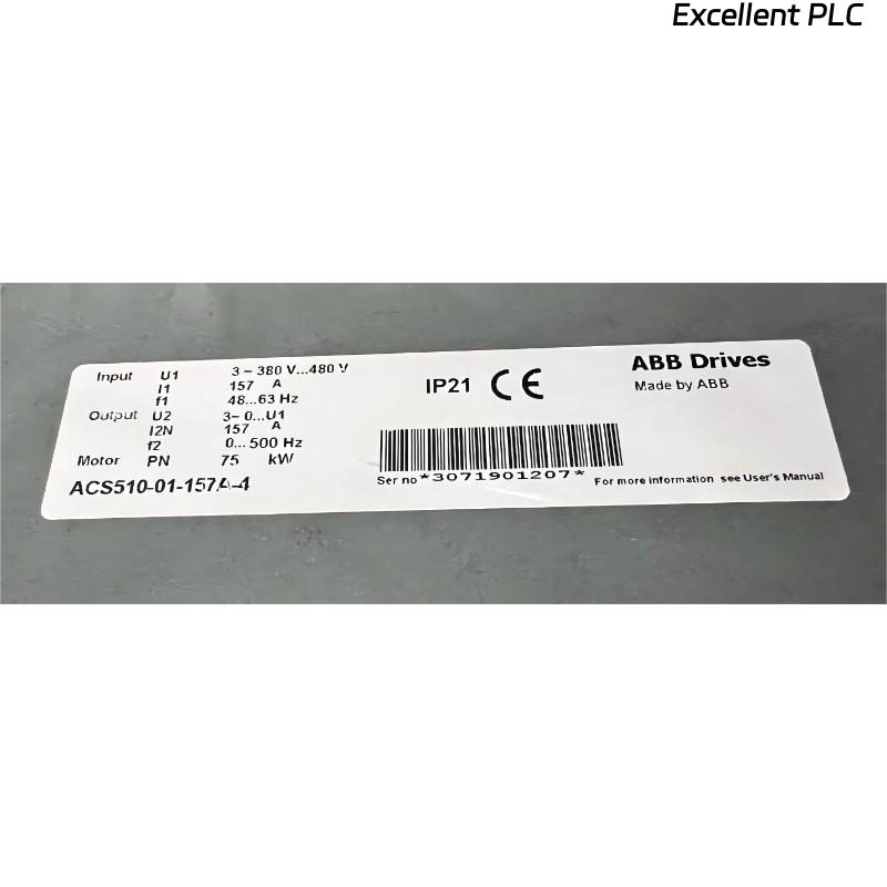 ABB ACS510-01-157A-4 3ABD00015756-D Frequency Converter