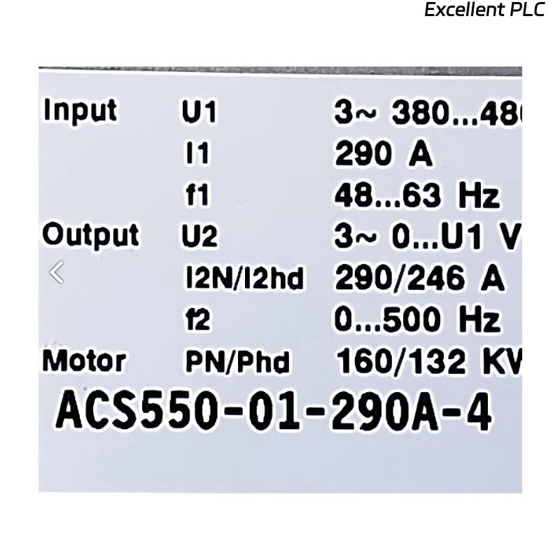 ABB ACS550-01-290A-4 3AUA0000026919-D Frequency Converter