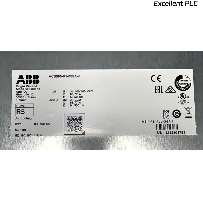 ABB ACS580-01-088A-4 3ABD00045435-D Frequency Converter