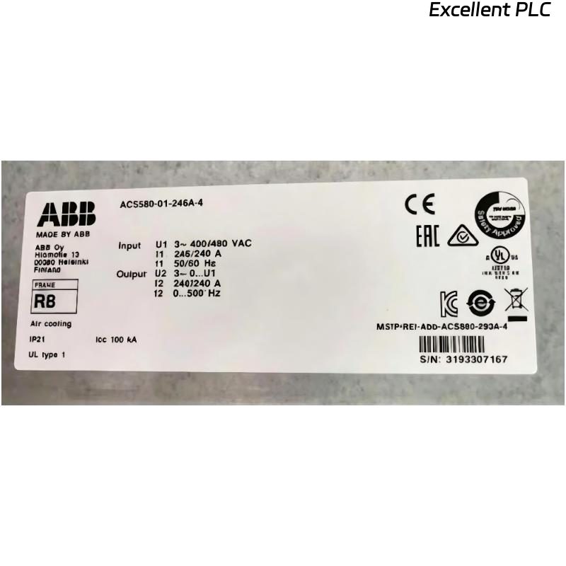 ABB ACS580-01-246A-4 3ABD00045440-D Frequency Converter