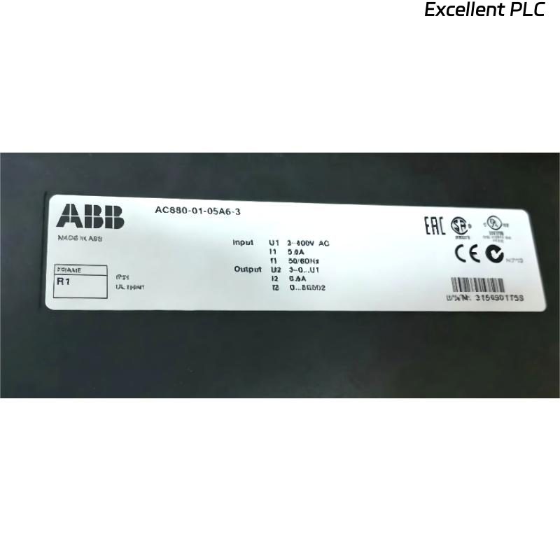 ABB ACS880-01-05A6-3 3AUA0000107987 Frequency Converter