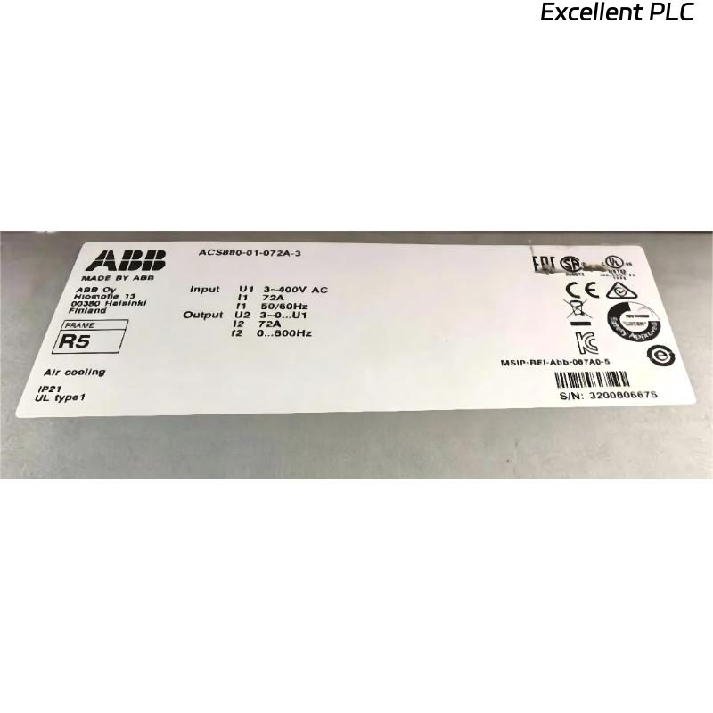 ABB ACS880-01-072A-3 3ABD00035948-D Frequency Converter
