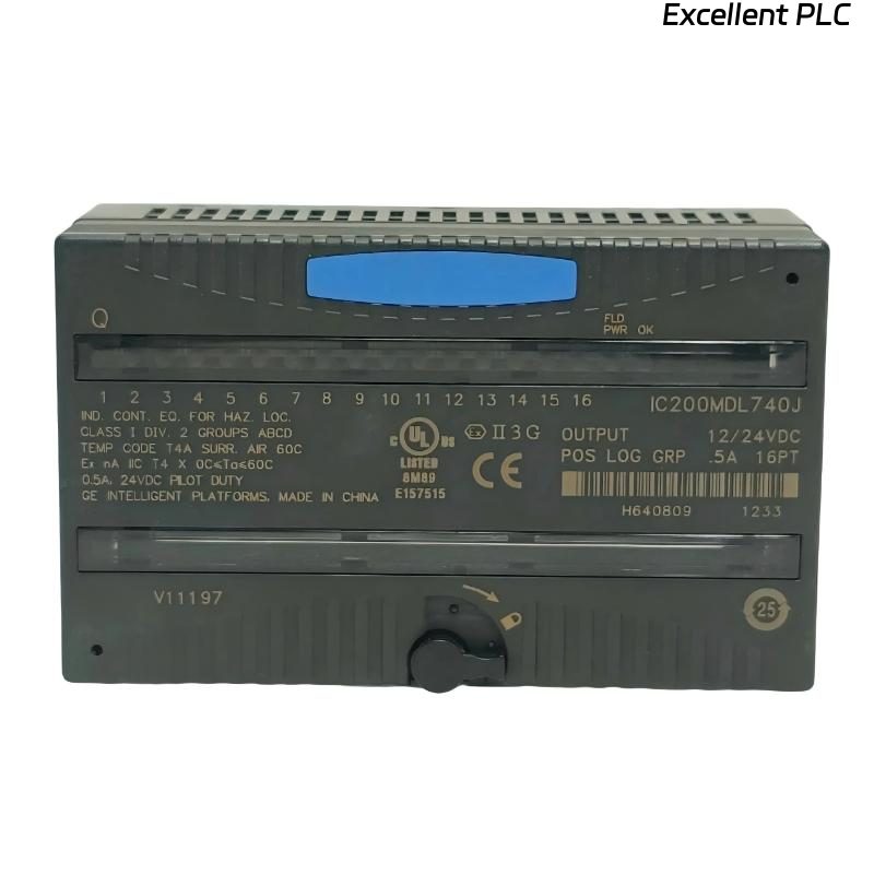 GE IC200MDL740J VersaMax Discrete Output Module