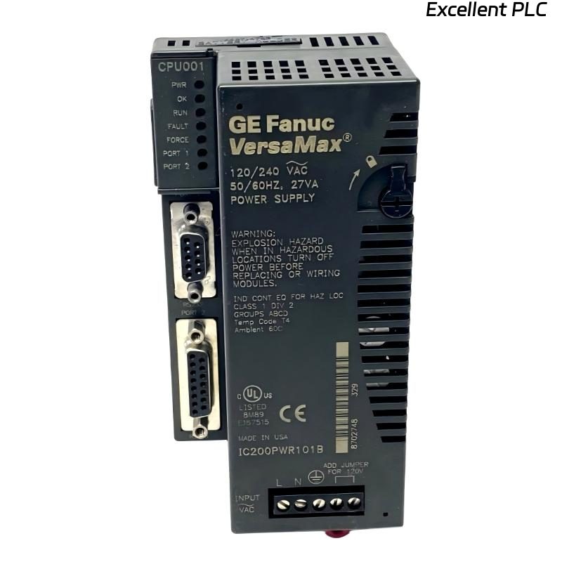 GE IC200PWR101B VersaMax Power Supply Module