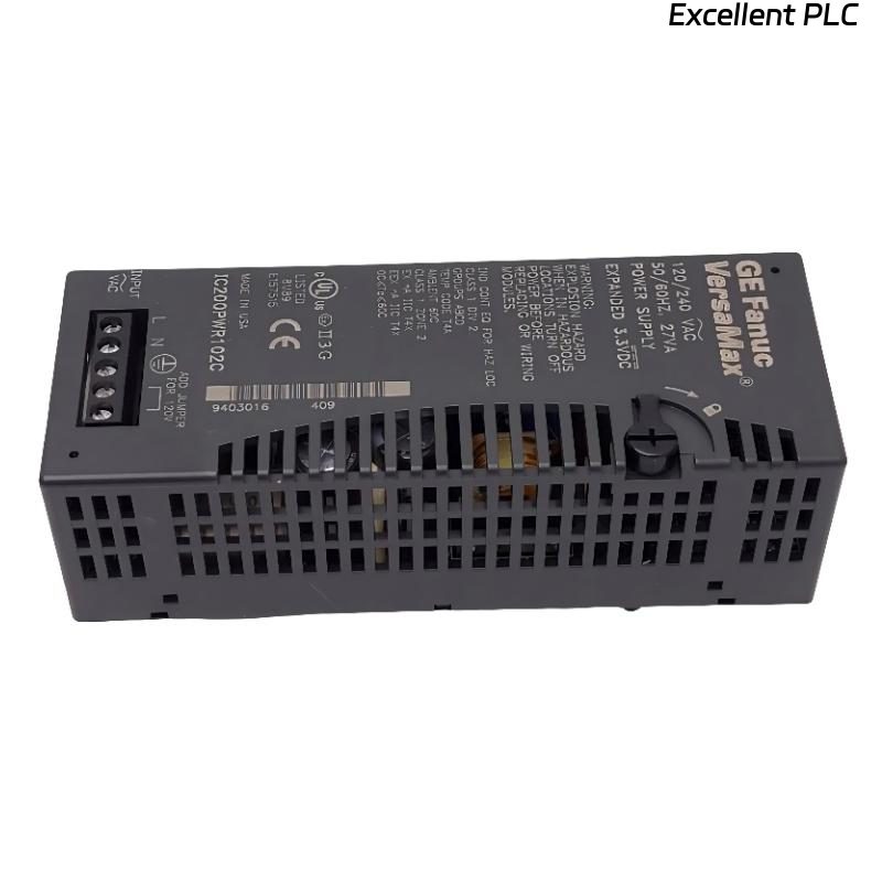 GE IC200PWR102C VersaMax Power Supply Module