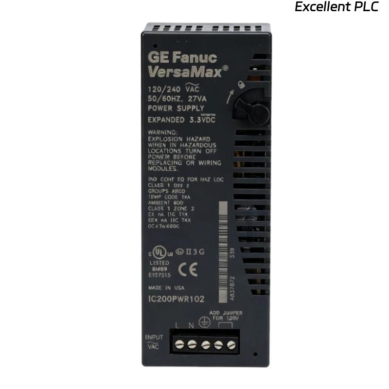 GE IC200PWR102H VersaMax Power Supply Module